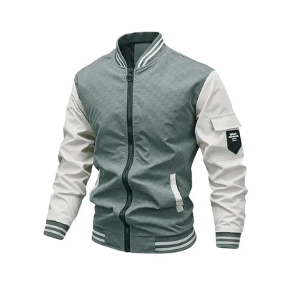 Herren Bomberjacke Sportlich Stylish