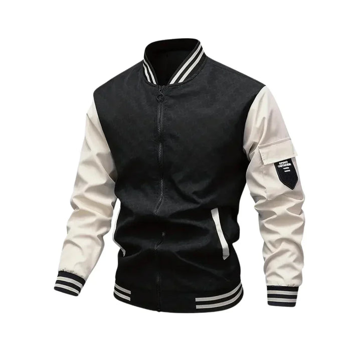 Herren Bomberjacke Sportlich Stylish