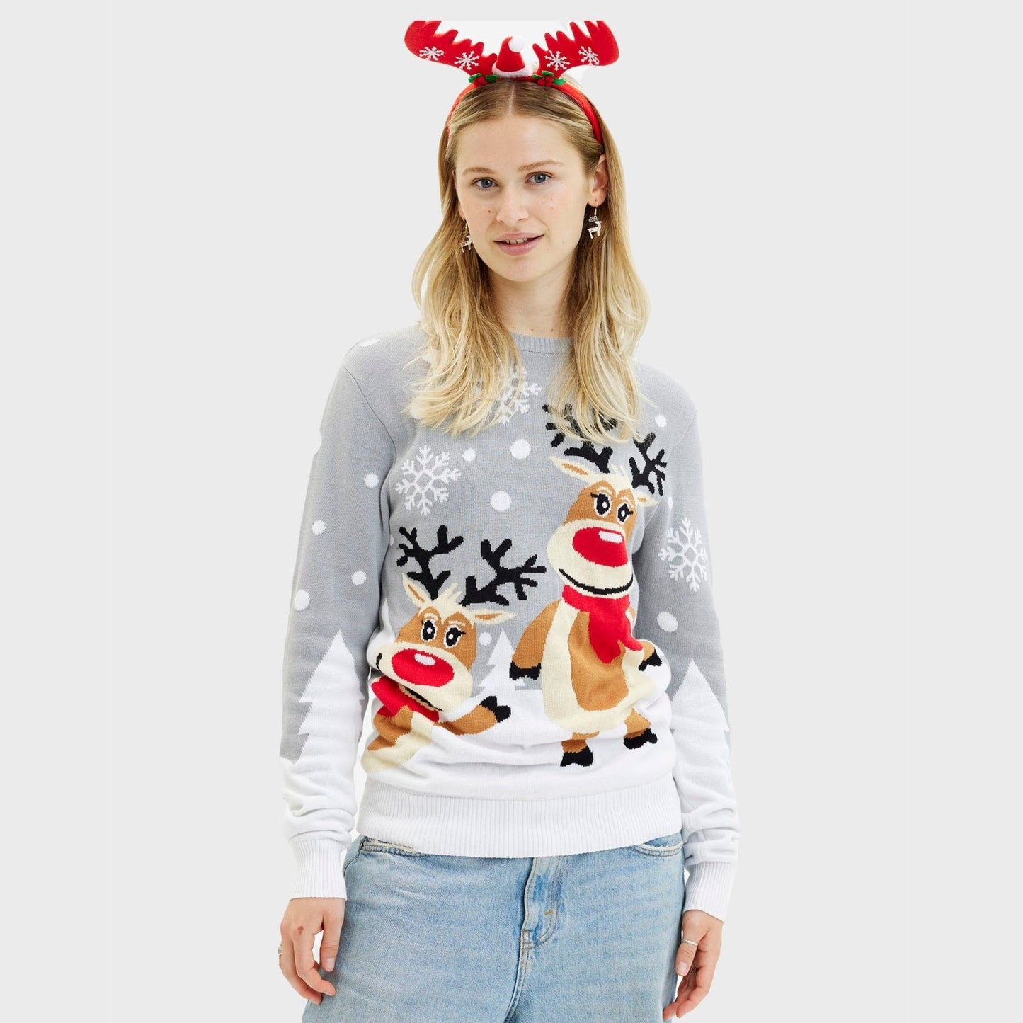 Weihnachtspullover Damen Süß Festlich - IdealeKleiden