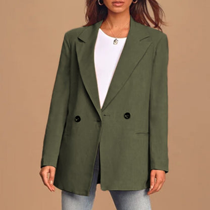 Eleganter Blazer Oversized Zweireihig Klassisch