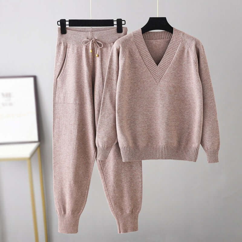 Bequemes Loungewear Set | Pullover und Jogginghose Komfort Set