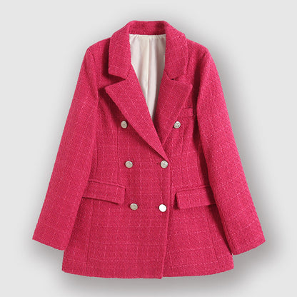 Eleganter Herrenblazer Doppelt Knöpft
