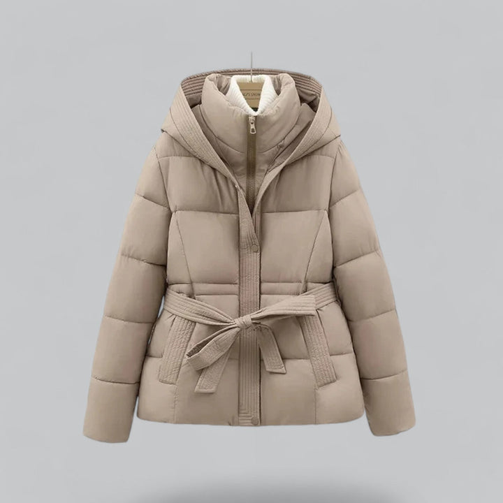 Warme Pufferjacke Damen Stilvoll Isoliert