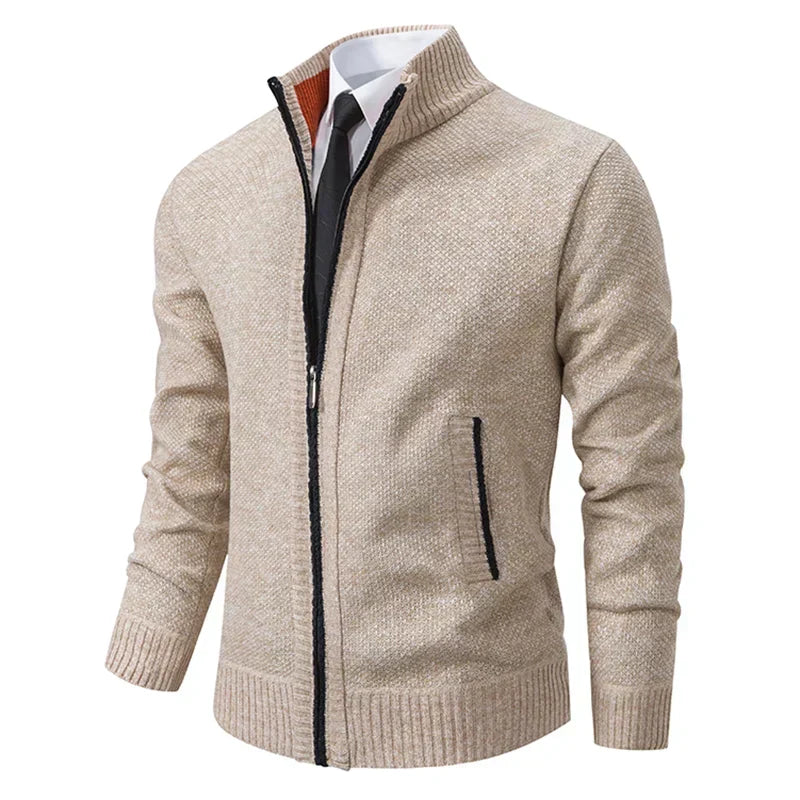 Stilvoller Strickpullover Männer Warm