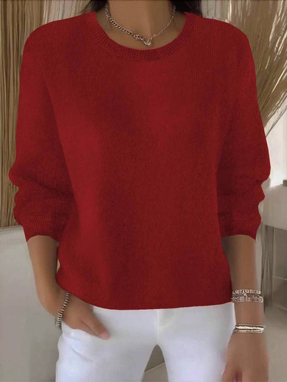 Damen Strickpullover Warm Weich Winter