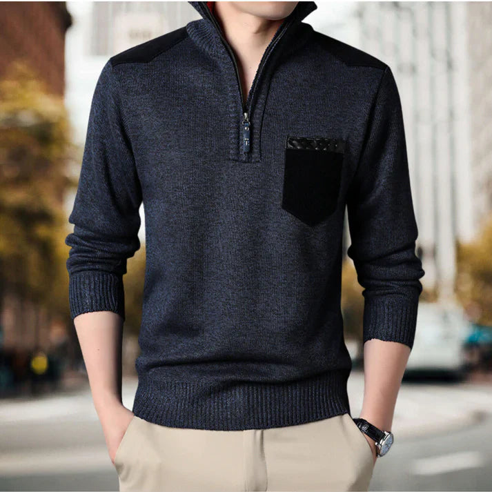 Eleganter Herrenpullover Modern Design - IdealeKleiden
