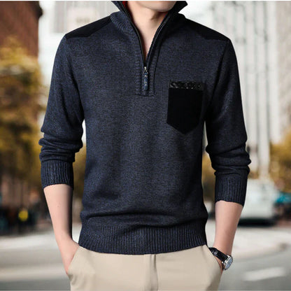 Eleganter Herrenpullover Modern Design - IdealeKleiden