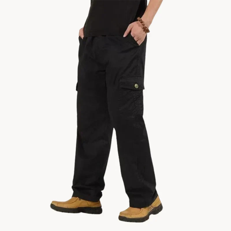 Herren Cargohose Soft Fleece Komfort