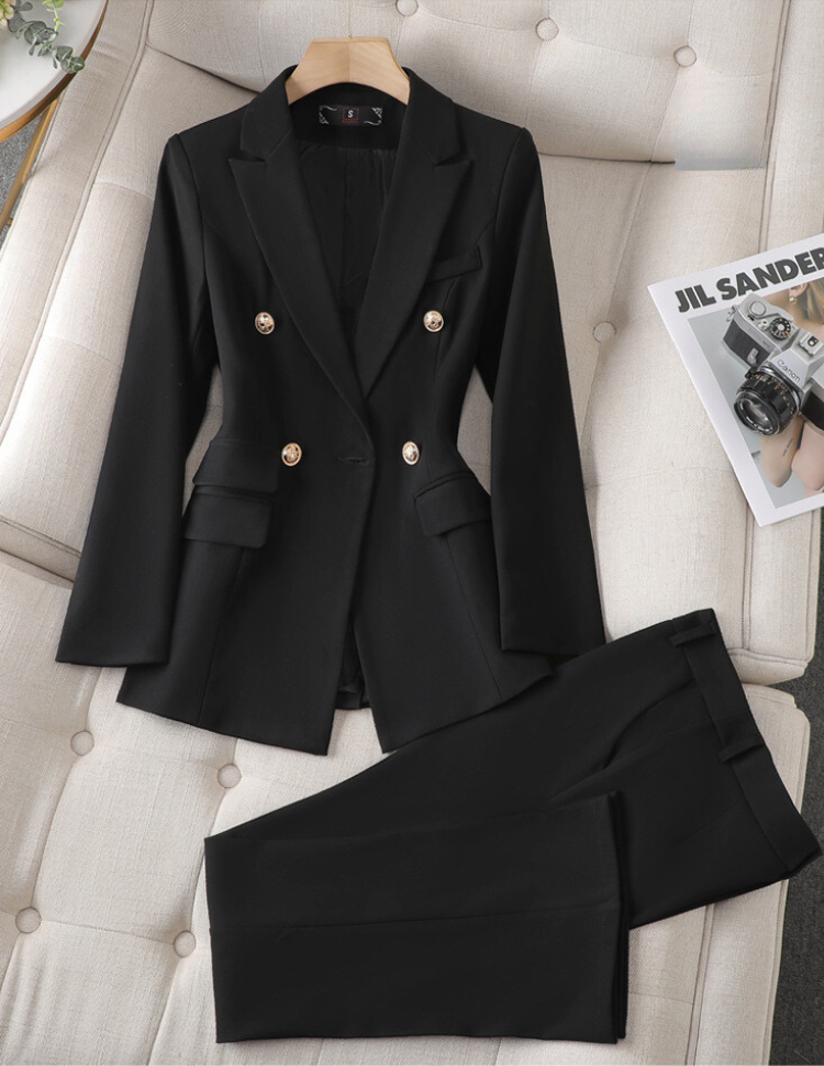 Stylisches Blazer Hosen Set Damen