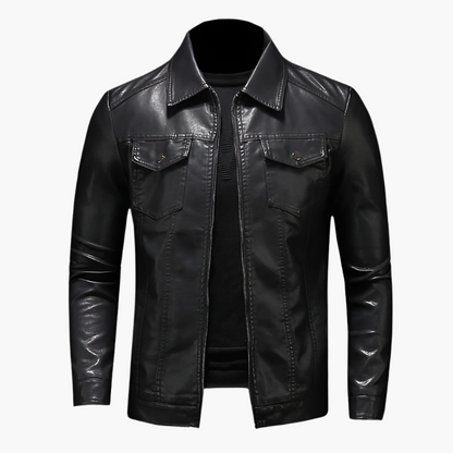 Modische Lederjacke Klassisch Elegant