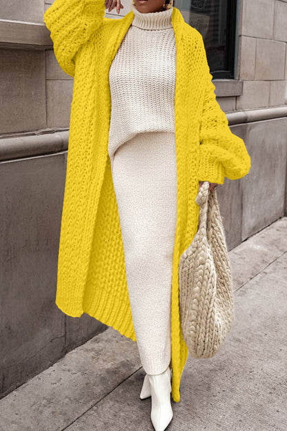Damenschal Strickjacke Lang Dame
