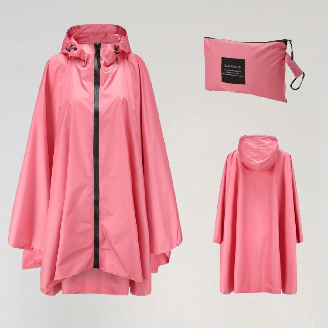 Praktische Regenjacke Damen Wasserdicht Kapuze