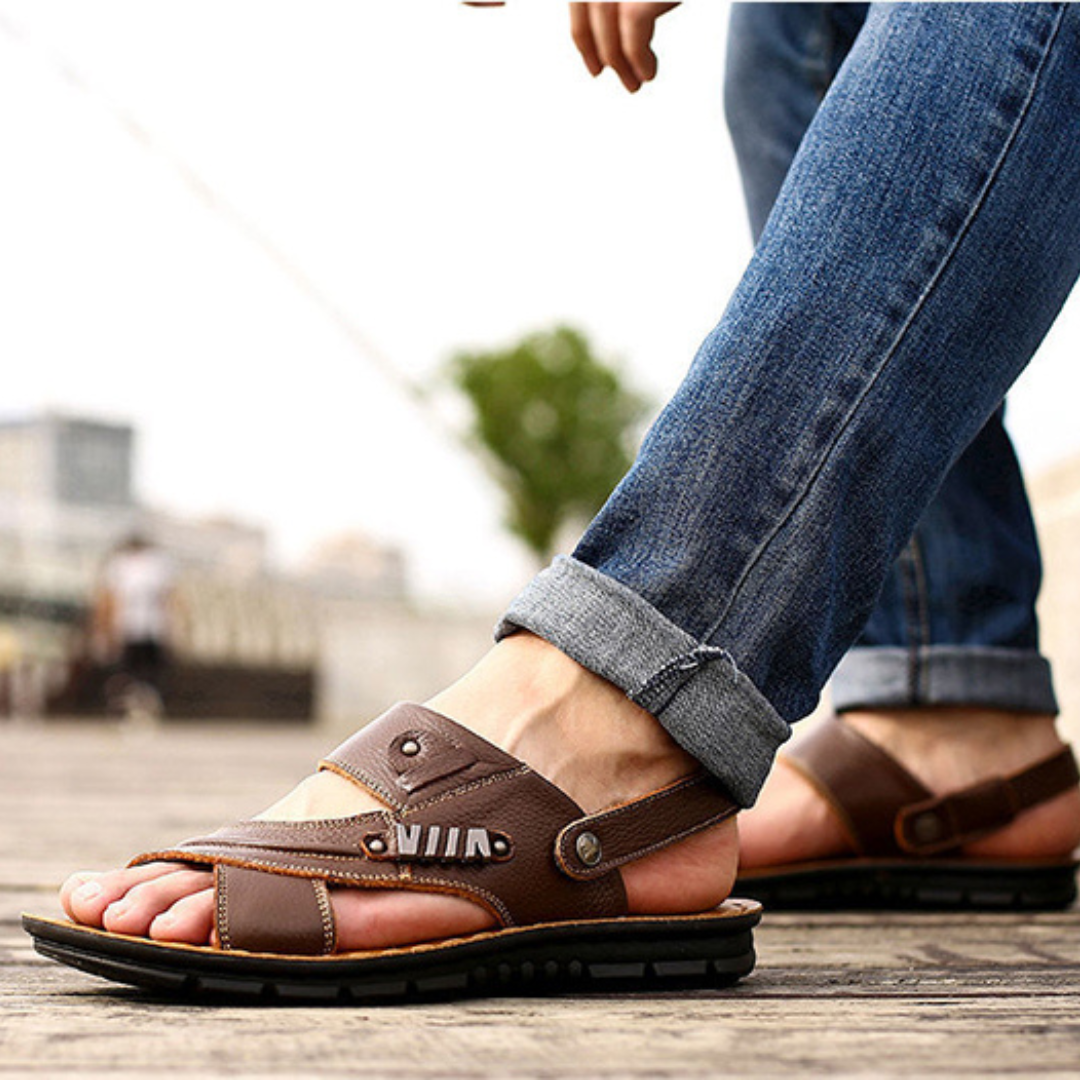 Bequeme Herren Sandalen - Ergonomisches Leder Design
