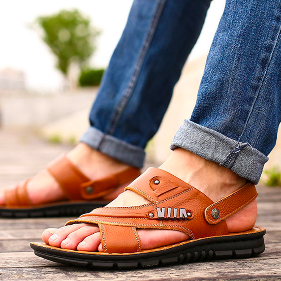 Bequeme Herren Sandalen - Ergonomisches Leder Design