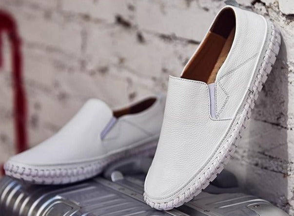 Bequeme Herrenschuhe mit Fußgewölbeunterstützung