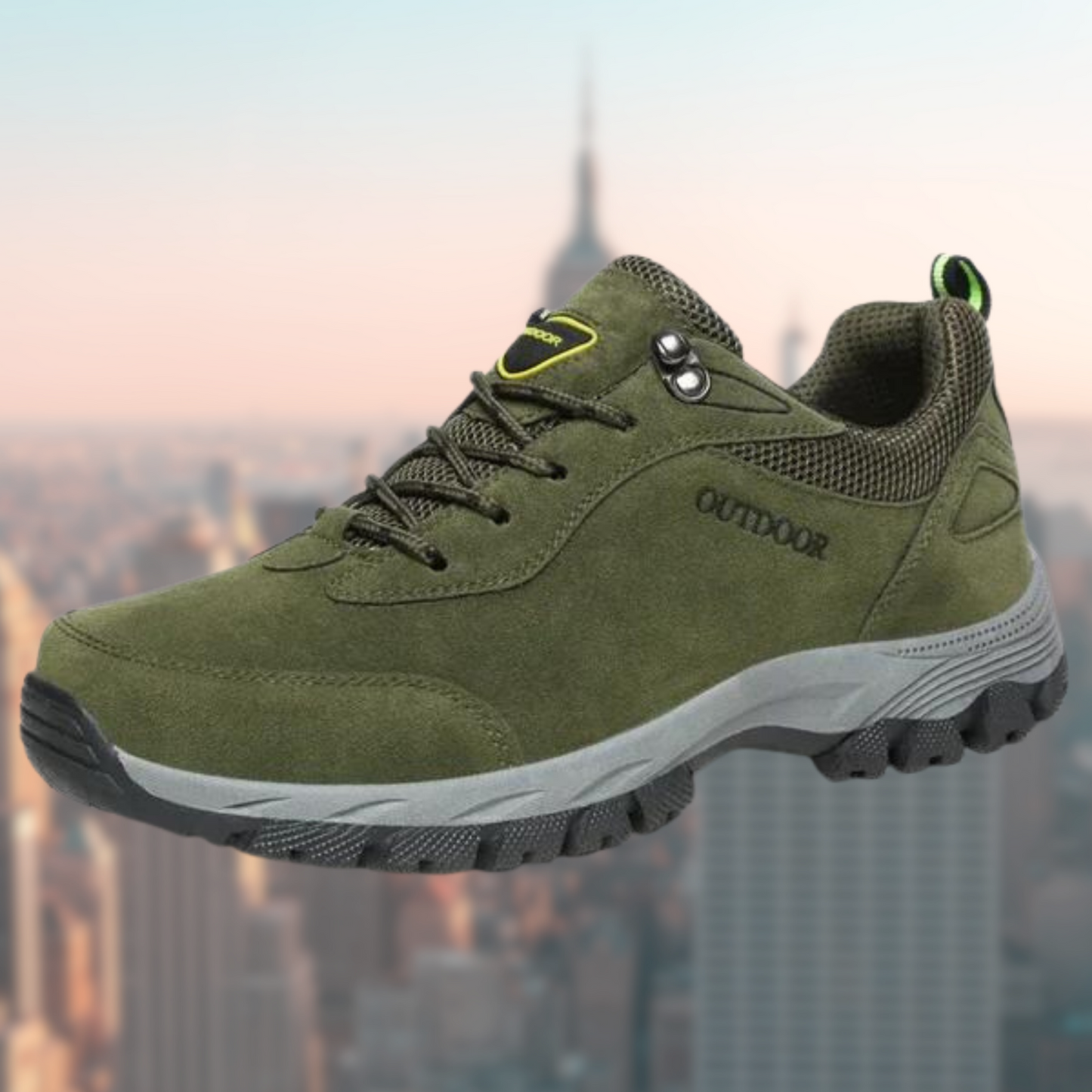 Komfort-Schuhe Herren - Rutschfeste Sohle Fußbett-Schuh