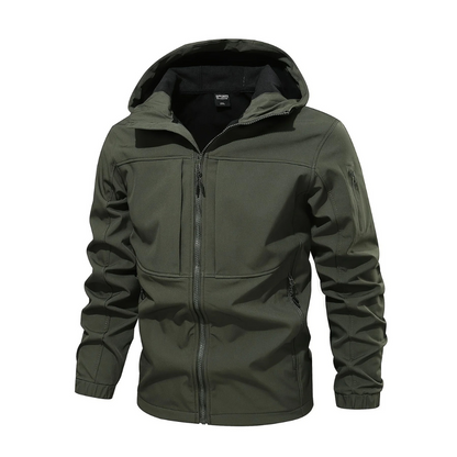 Herren Outdoor-Jacke Kapuze Fleece Isolierung