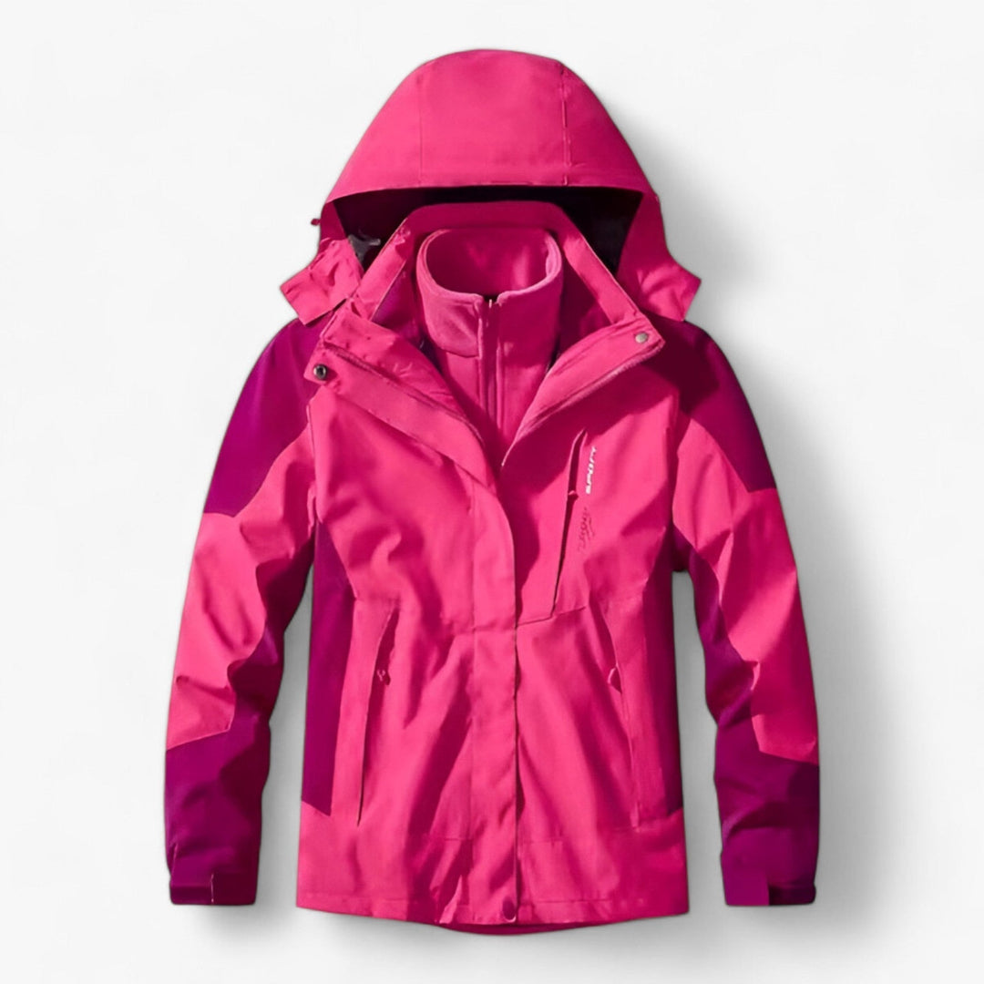 Wasserdichte Herren Outdoor-Jacke Kapuze Fleece
