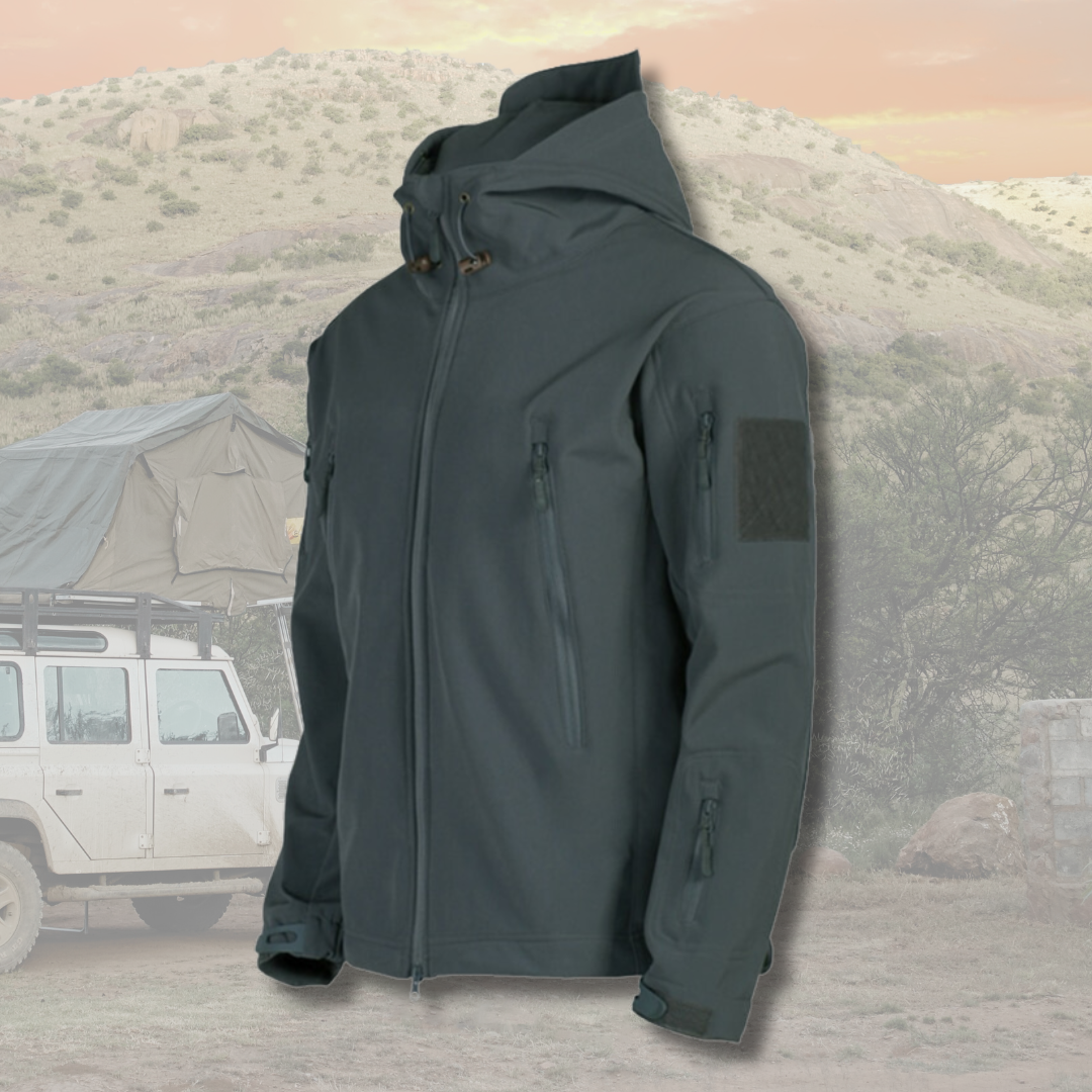 Herren Outdoor-Jacke Winddicht Kapuze