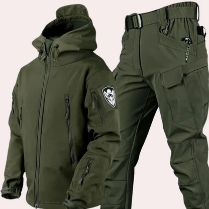 Wasserdichte Outdoor-Jacke und Hose Militärstil Herren