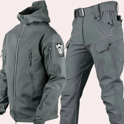 Wasserdichte Outdoor-Jacke und Hose Militärstil Herren