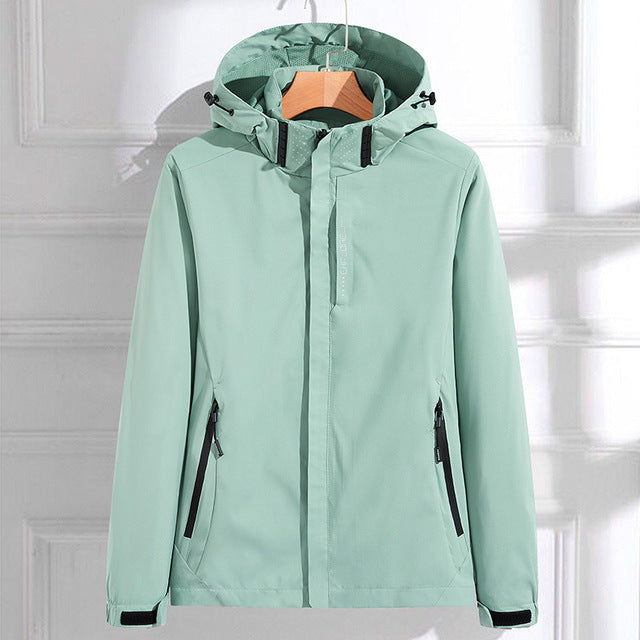 Wasserdichte Regenjacke Damen Kurz - IdealeKleiden