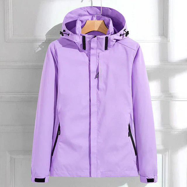 Wasserdichte Damen-Regenjacke Kapuze - Elegant und Praktisch