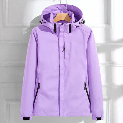 Wasserdichte Damen-Regenjacke Kapuze - Elegant und Praktisch