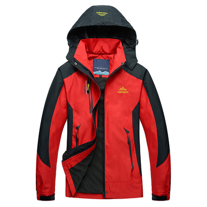Wasserdichte Frauenjacke mit Abnehmbarer Kapuze