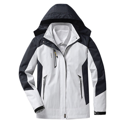 Wasserdichte Frauenjacke mit Abnehmbarer Kapuze