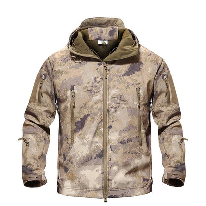 Wasserdichte Herren Outdoorjacke Tactical Windbreaker