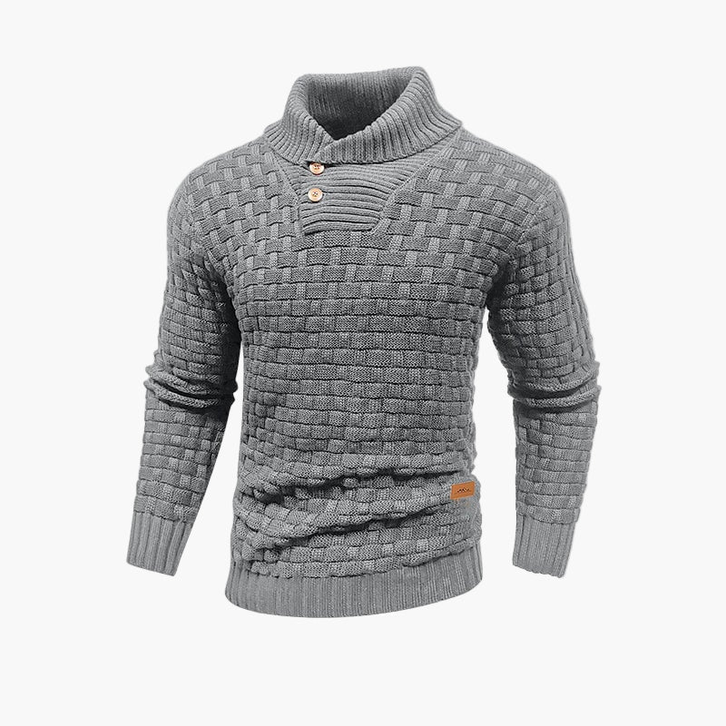 Stylische Strickjacke mit Knöpfen - Elegantes Winteroutfit