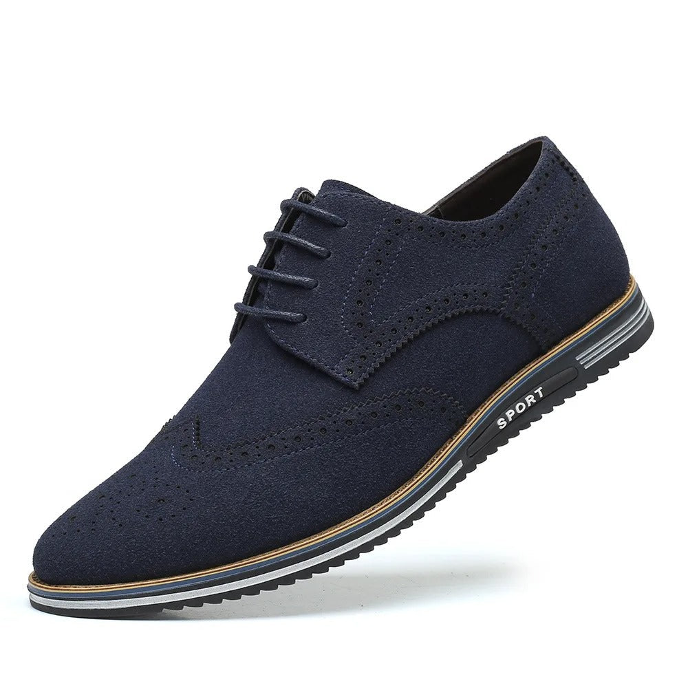 Herren Schnürschuhe Wildleder Elegant