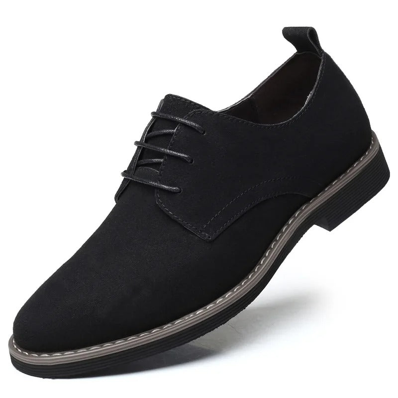 Herren Schnürschuhe Wildleder Elegant - IdealeKleiden