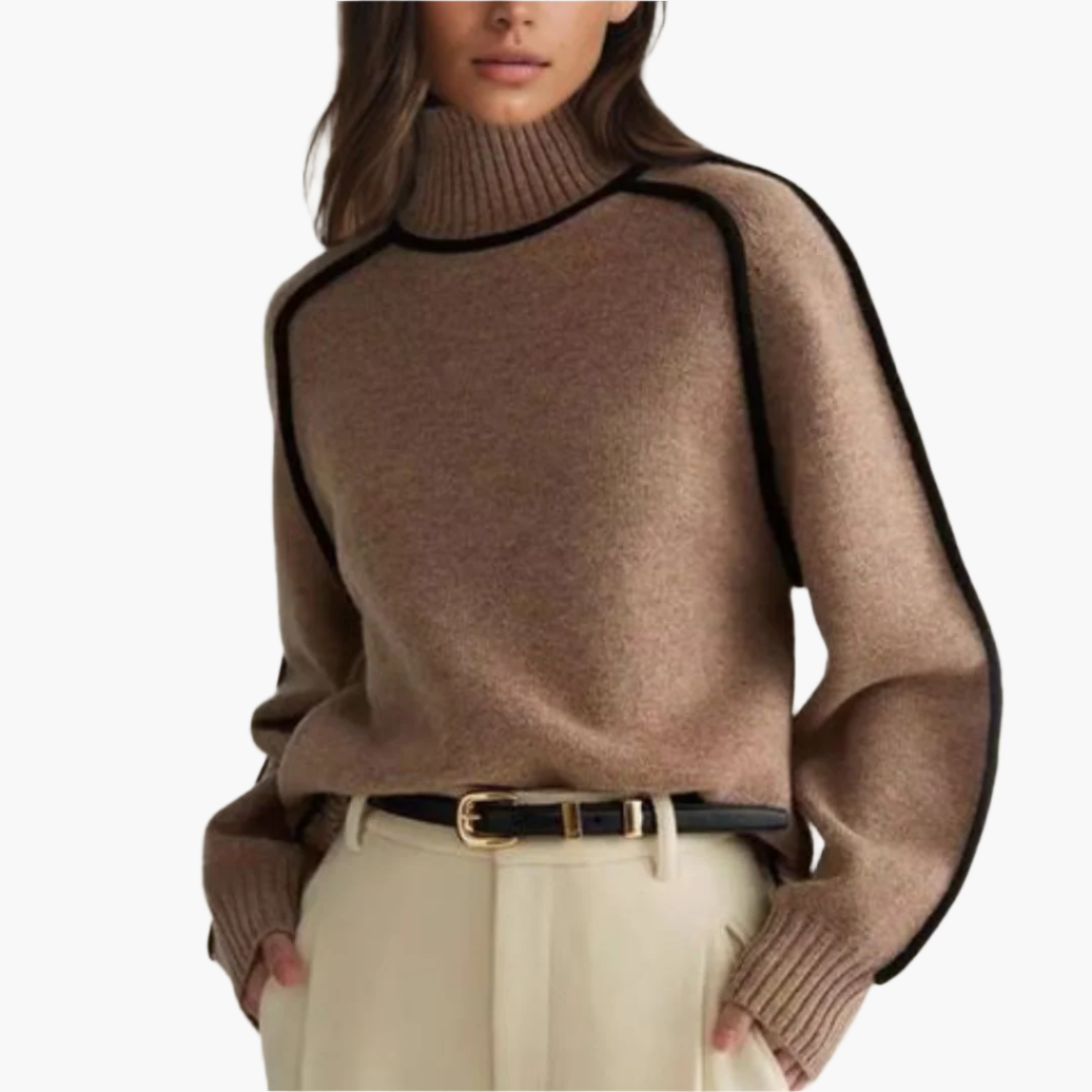Großer Rollkragenpullover Oversize Warm