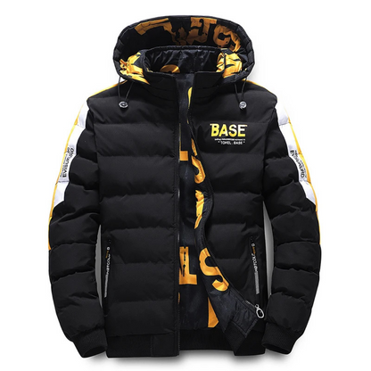 Herren Winterjacke Warm Daunenfutter