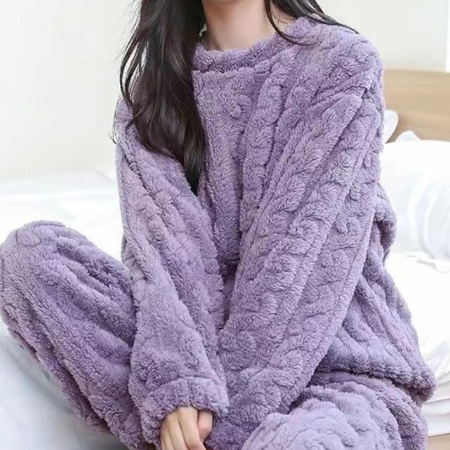 Weiches Pyjama-Set 2-teilig Damen