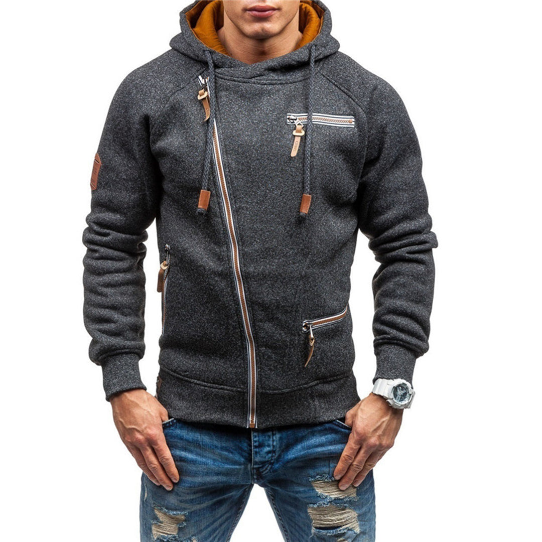 Herren Weste Kapuze Modern Sportlich