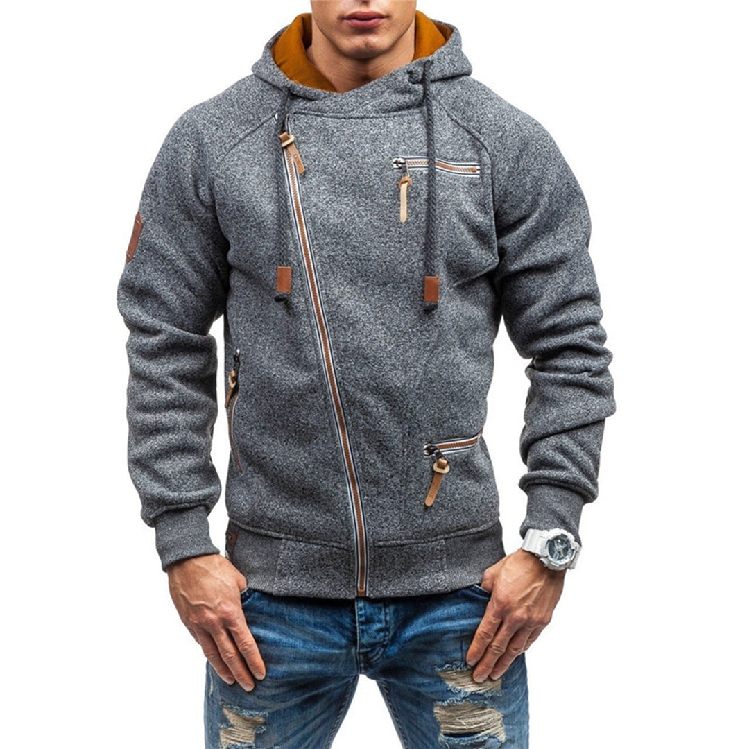 Herren Weste Kapuze Modern Sportlich
