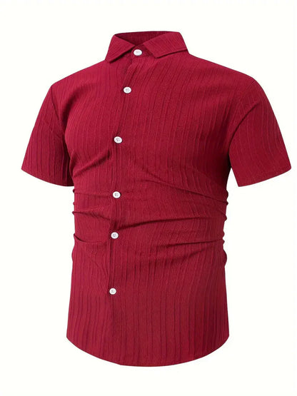 Herren T-Shirt Kurzarm Elegant Style