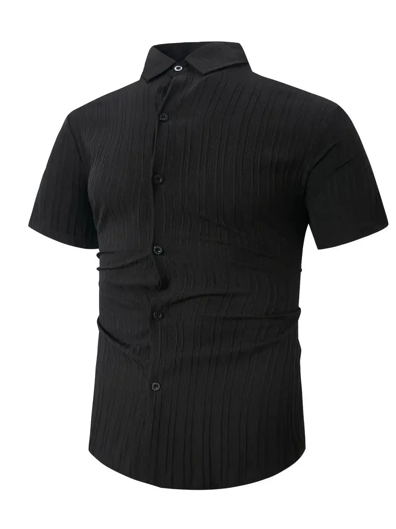 Herren T-Shirt Kurzarm Elegant Style - IdealeKleiden
