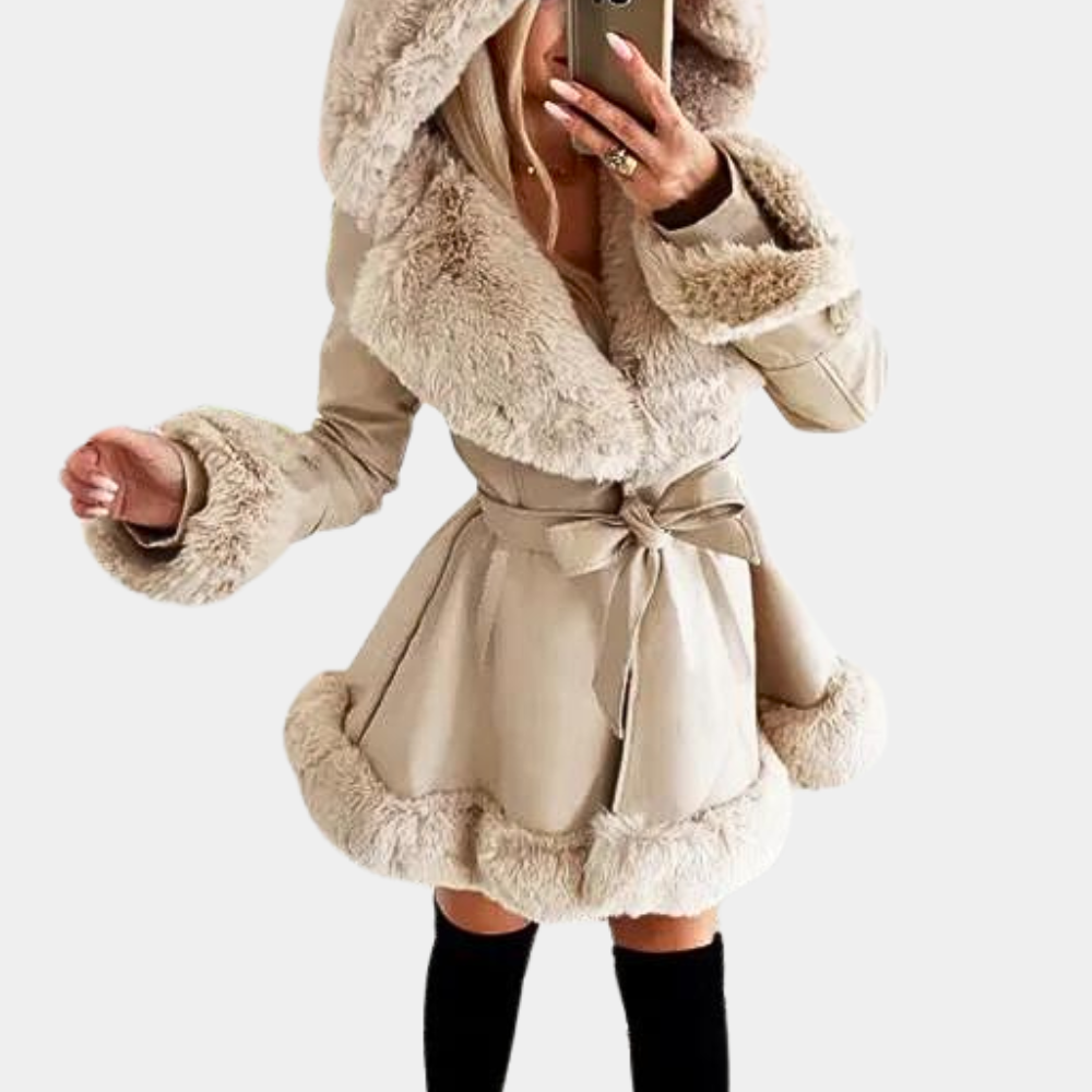 Damen Winterjacke Warm Kapuzenparka - IdealeKleiden