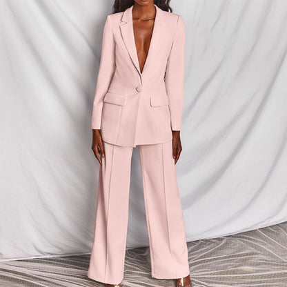 Elegantes Damenanzug Set Blazer und Hose