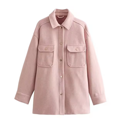 Damen Wolljacke Modern Stil