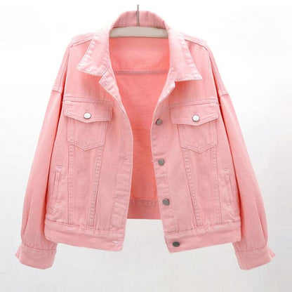 Modische Denimjacke aus Baumwolle Trendig und Elegант