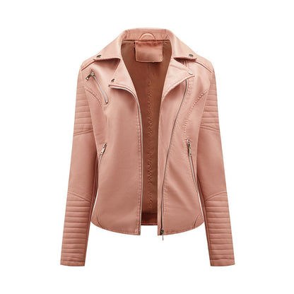Elegante Damen Lederjacke Modern Style