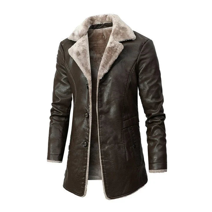 Herren Parka mit Schaffellfutter - IdealeKleiden