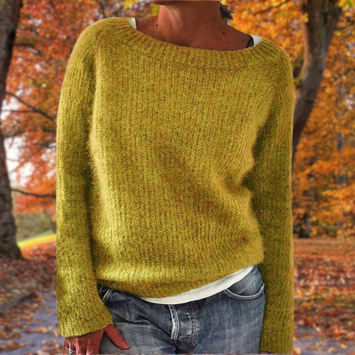 Eleganter Wollpullover Damen Modisch - IdealeKleiden
