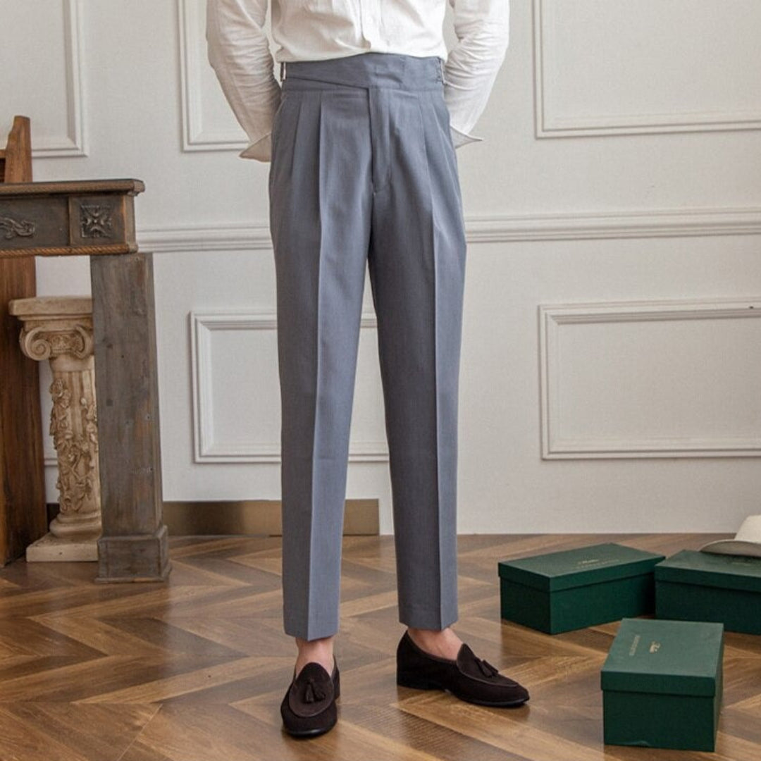 Herren Anzughose Hochwertig Elegant