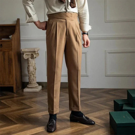 Bequeme Herrenhose Gerade Freizeitstyle - IdealeKleiden